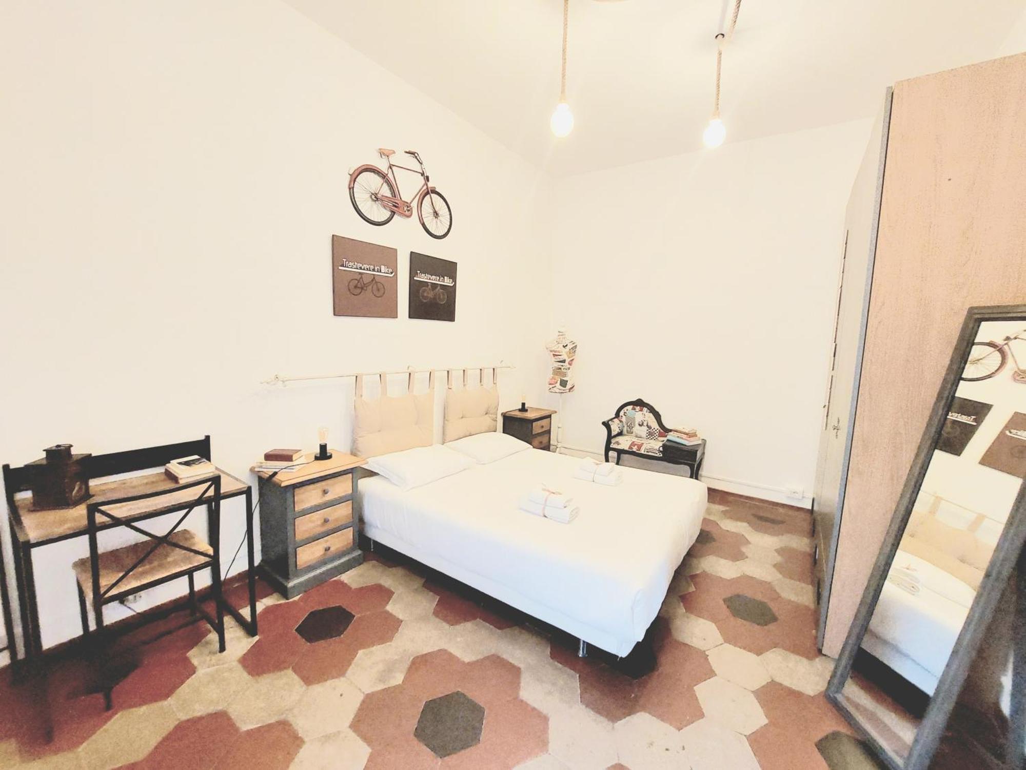 Trastevere In Bike - Con Wi-fi E Ac Appartamento Roma